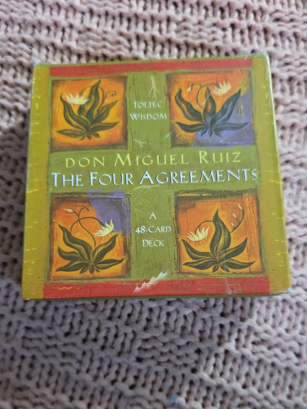 Four Agreements Cards by Miguel Don Ruiz (2001, Cards,Flash Cards)